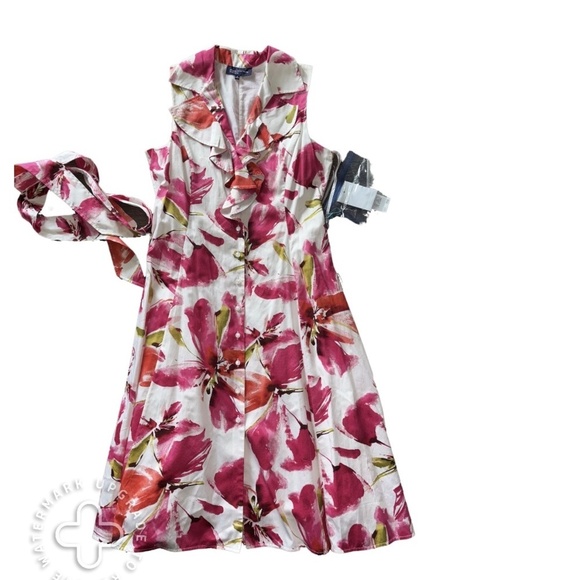 New jones New York size 12 spring summer dress - Picture 1 of 10